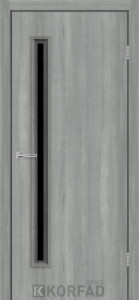 CORNER GLASS-01 Ясен Сталевий black